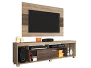 Rack 182 com Painel Para TV 65 Polegadas Tomaz Cinamomo Off White Madetec Rack 182 com Painel Para TV 65 Polegadas Tomaz Cinamomo Off White Madetec