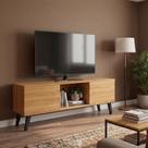 Rack 2 Portas 1 Nicho TV Ate 55"