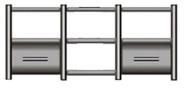 Rack Airon HT-150.02 com 2 gavetas cor black Rack Airon HT-150.02 com 2 gavetas cor black