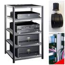 Rack airon ht 50.02 + 4 rodízios r7,5 + canaleta v-90 black Rack airon ht 50.02 + 4 rodízios r7,5 + canaleta v-90 black