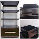 Rack Airon HT 50.02 com Gaveta G 1946 Black Rack Airon HT 50.02 com Gaveta G 1946 Black
