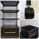 Rack Airon HT 50.02 + Gaveta G 1946 + Rodízio R7,5 Black Rack Airon HT 50.02 + Gaveta G 1946 + Rodízio R7,5 Black