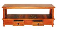 Rack Aparador 1,5 M com 2 Gaveta Madeira de Demolição Natural