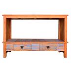 Rack Aparador Santana 1,2M 2 Gavetas Madeira Maciça Pátina Rack Aparador Santana 1,2M 2 Gavetas Madeira Maciça Pátina