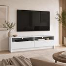 Rack Aspen 135 cm - Branco Fosco Rack Aspen 135 cm - Branco Fosco