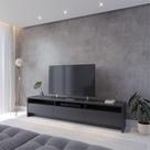 Rack Aspen 184 cm - Preto Fosco Rack Aspen 184 cm - Preto Fosco