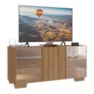 Rack Até 32 Polegadas Com Espelhos Mp1079 Rustic natural