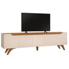 Rack Atenas para TV até 75 Polegadas 4 Portas 1 Gaveta Mavaular COR:OFF WHITE / NATURALE