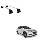Rack Bagageiro de Teto Kiussi Emilia Honda HRV 2015 A 2021 em alumínio Antifurto com chave