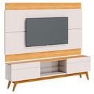 Rack Bancada 2 Gavetas E Painel Para Tv Classic 1.8 Off White Nature - Imcal