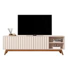 Rack Bancada Açai 180 cm TV até 75" com Pés Madeira Maciça