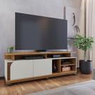 Rack Bancada Ambiente Jurerê Freijó Off White Matte Colibri