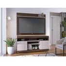 Rack Bancada Ambiente Yara e Painel para TV Maia Nogueira Real Off White Colibri