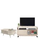 Rack Bancada Artur Com Mesa De Centro Indianápolis Calacata Off White - Madetec Rack Bancada Artur Com Mesa De Centro Indianápolis Calacata Off White - Madetec