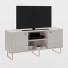 Rack Bancada Bossa Para TV Até 60" Polegadas Pés Metálicos