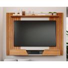 Rack Bancada c/ Painel p/ TV até 70 Pol Santiago 2 Portas 180x135cm Cinamomo/Off White - Permóbili