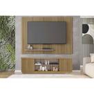 Rack Bancada c/ Painel p/ TV Até 70 Pol Simetria/Aegon Lamina Mel/Cacao - Caemmun