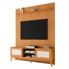 Rack Bancada Cairo Com Painel Para Tv Até 75" Egeo Cedro