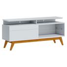 Rack Bancada Classic 1 Gaveta com Nicho 1.4 Branco Acetinado - Imcal Rack Bancada Classic 1 Gaveta com Nicho 1.4 Branco Acetinado - Imcal