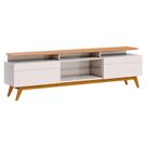 Rack Bancada Classic 2 Gavetas com Nicho 2.2 Off White Nature - Imcal