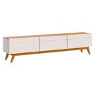 Rack Bancada Classic 3 Gavetas 2.2 Off White Nature - Imcal