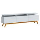 Rack Bancada Classic 3 Gavetas com Nicho 2.2 Branco Acetinado - Imcal