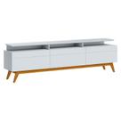 Rack Bancada Classic 3 Gavetas com Nicho 2.2 Branco Acetinado - Imcal