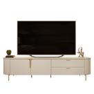 Rack Bancada de TV 75 Pol 241cm Celi D04 Off White - Mpozenato