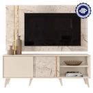 Rack Bancada E Painel Para Cronos Calacata Off White Madetec
