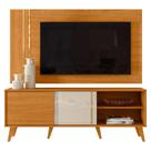 Rack Bancada e Painel para TV Cronos Cinamomo Off White Madetec Rack Bancada e Painel para TV Cronos Cinamomo Off White Madetec