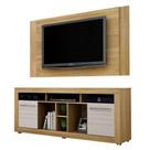 Rack Bancada E Painel Para Tv Firenze Cinamomo Off White - Valdemóveis Rack Bancada E Painel Para Tv Firenze Cinamomo Off White - Valdemóveis