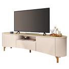 Rack Bancada Elara Off White Champanhe - HB Móveis