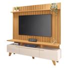 Rack Bancada Essenza e Painel Link 2.0 Off White Cinamomo HB Móveis