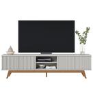 Rack Bancada Fortaleza Off White Matte para TV até 75” - Colibri Rack Bancada Fortaleza Off White Matte para TV até 75” - Colibri