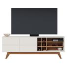 Rack Bancada Noronha 1.8 Off White Matte Freijó Colibri Rack Bancada Noronha 1.8 Off White Matte Freijó Colibri