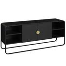 Rack Bancada Organica TV 55 Polegadas 150 Cm 28070 Artesano Nero Preto