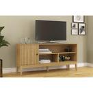 Rack Bancada p/ TV até 55 Pol MB 1056 c/ 1 Porta 136cm Mel - Movelbento