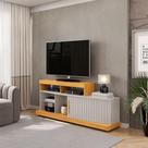 Rack Bancada Para Sala Ambiente Scala Cedro Bali Dj Móveis