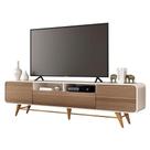 Rack Bancada Para Sala época Off White Castanho Hb Móveis Rack Bancada Para Sala época Off White Castanho Hb Móveis