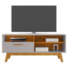 Rack Bancada Para TV 55 Pol 136cm Paládio Off/Naturalle - Bechara