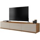 Rack Bancada Para Tv 60 Pol 180cm 11082 Cedro Off White Dcasa Cedro Off White
