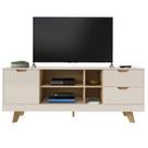 Rack Bancada Para Tv 65 Pol 160 cm 4225 Off White Carvalho ARLY Rack Bancada Para Tv 65 Pol 160 cm 4225 Off White Carvalho ARLY
