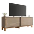 Rack Bancada Para TV 65 Pol 180cm Lucca Areia/Freijó C01 - Mpozenato