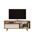 Rack Bancada Para TV Até 60 Polegadas NT 1315 Notável Marrom Branco