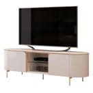 Rack Bancada Para Tv Até 65 Polegadas 1,80m 2 Portas Adem Off White