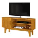 Rack Bancada Para Tv De Até 42 1 Porta Dallen Naturale