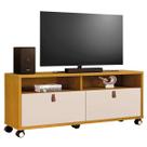 Rack Bancada para Tv de até 55" 2 Gavetas Paris Naturale/Off White Rack Bancada para Tv de até 55" 2 Gavetas Paris Naturale/Off White