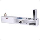 Rack Bancada Parede Home Supremo TV 55 Polegadas Nicho Porta Puxador Concha Sala Quarto Moderno - Lojas RPM