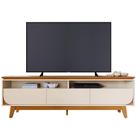 Rack Bancada Serena 3 Gavetas Para Tv De 75 Polegadas Cinamomo/off White