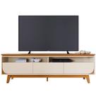 Rack Bancada Serena 3 Gavetas Para Tv de 75" Polegadas